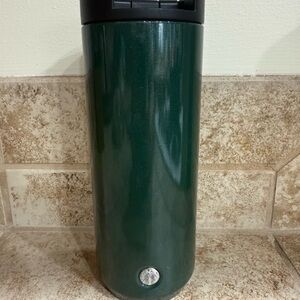 Starbucks Dark Green Tumbler with Black Top